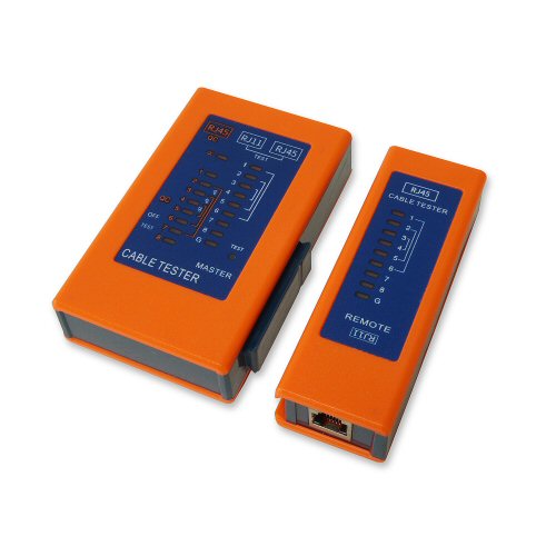 RJ45 Network Cable Tester Kit with Power-over-Ethernet Checker